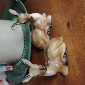 Pair of vintage deer
